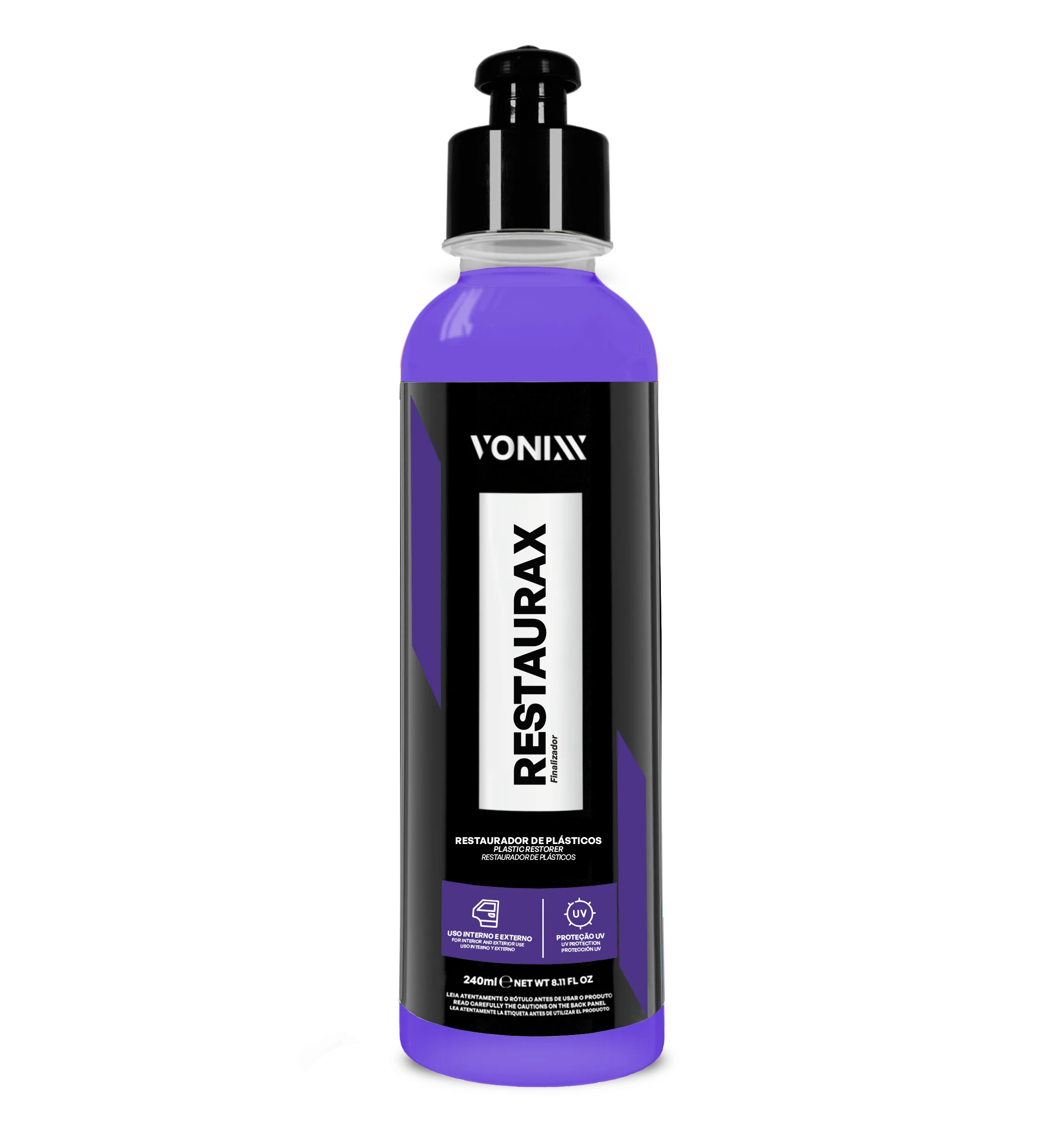 Restaurax Vonixx - Restaurador de Plásticos Externos