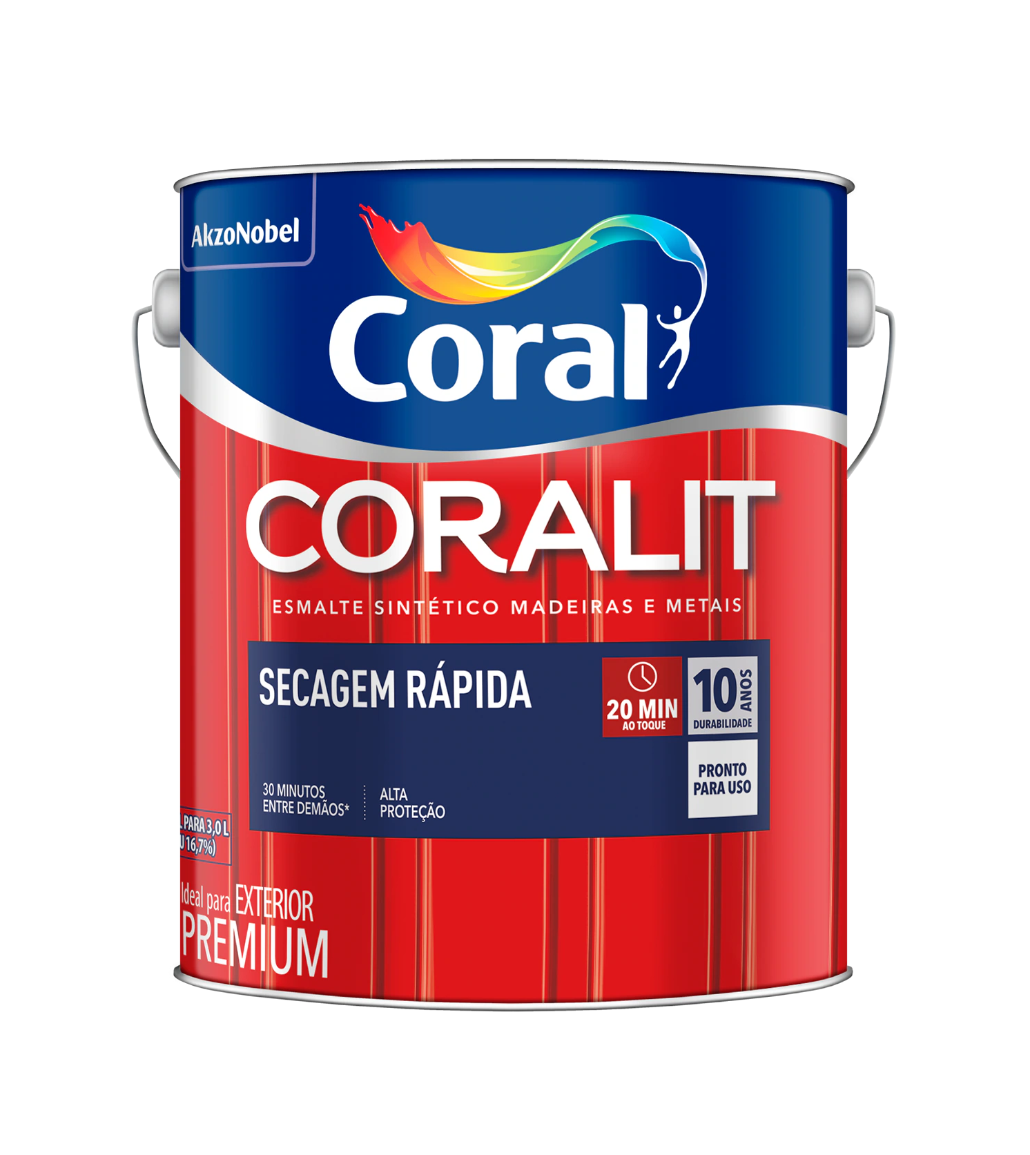 Coralit Secagem Rápida Brilhante – Esmalte Sintético de Alta Performance